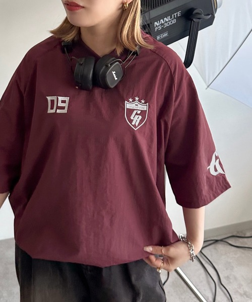 apres jour mignon(アプレジュールミニョン)の「ナイロンゲームシャツ【ZOZOTOWN限定アイテム】(シャツ/ブラウス・レディース・グリーン/ボルドー/その他/ネイビー/ブラック/チャコールグレー・X-LARGE/フリー)」の5枚目の写真