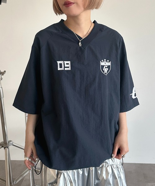 apres jour mignon(アプレジュールミニョン)の「ナイロンゲームシャツ【ZOZOTOWN限定アイテム】(シャツ/ブラウス・レディース・グリーン/ボルドー/その他/ネイビー/ブラック/チャコールグレー・X-LARGE/フリー)」の22枚目の写真