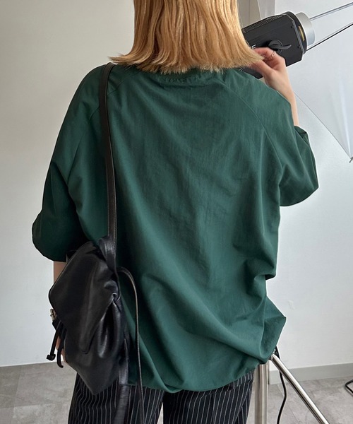 apres jour mignon(アプレジュールミニョン)の「ナイロンゲームシャツ【ZOZOTOWN限定アイテム】(シャツ/ブラウス・レディース・グリーン/ボルドー/その他/ネイビー/ブラック/チャコールグレー・X-LARGE/フリー)」の18枚目の写真