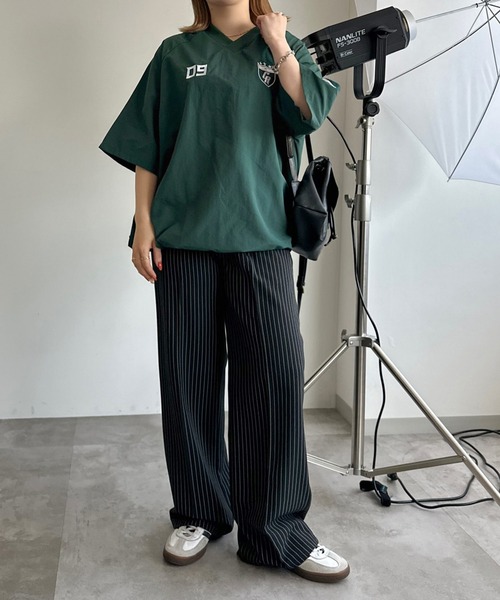 apres jour mignon(アプレジュールミニョン)の「ナイロンゲームシャツ【ZOZOTOWN限定アイテム】(シャツ/ブラウス・レディース・グリーン/ボルドー/その他/ネイビー/ブラック/チャコールグレー・X-LARGE/フリー)」の19枚目の写真