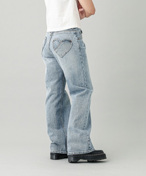 HEART POCKET DENIM PANTS（デニムパンツ）｜X-girl（エックス