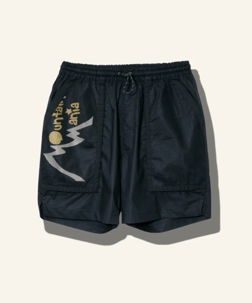 go slow caravan(ゴースローキャラバン)の「Mountain Mania/マウンテンマニア COOL ICON SHORTS(その他パンツ・メンズ・グリーン系その他/ネイビー/サンドベージュ・MEDIUM/LARGE/X-LARGE)」の1枚目の写真