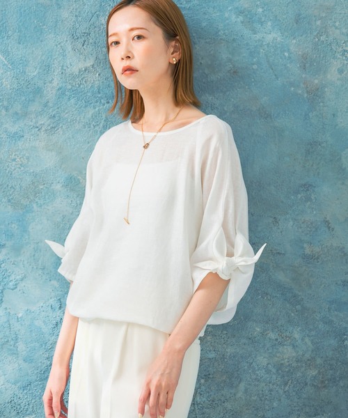 URBAN RESEARCH ROSSO / アーバンリサーチ ロッソ リボンブラウス URBAN RESEARCH ROSSO / アーバンリサーチ ロッソ リボン