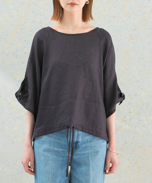 URBAN RESEARCH ROSSO WOMEN(アーバンリサーチ ロッソ)の「リボンスリーブプルオーバー(シャツ/ブラウス・レディース・ホワイト系その他/ミント/ピンク/ネイビー・FREE)」の20枚目の写真