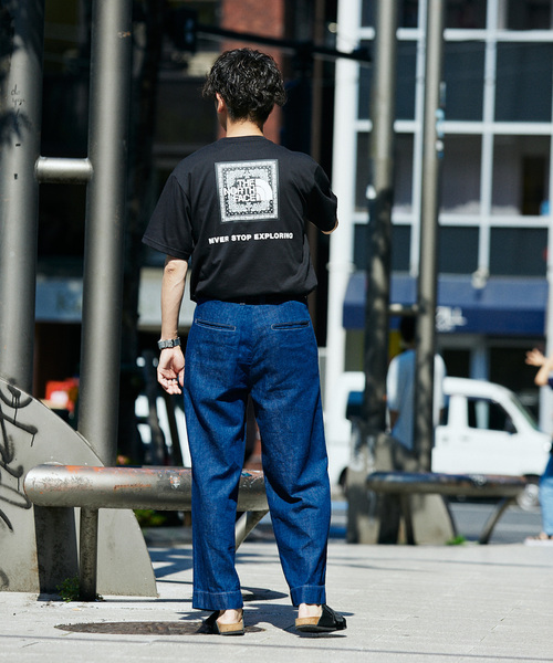 THE NORTH FACE(ザノースフェイス)の「THE NORTH FACE S/S Bandana Square Logo T NT32446(Tシャツ/カットソー・メンズ・ホワイト/グレー/ブラック/ライトブルー・MEDIUM/LARGE/X-LARGE)」の5枚目の写真