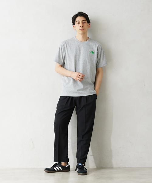 THE NORTH FACE(ザノースフェイス)の「THE NORTH FACE S/S Bandana Square Logo T NT32446(Tシャツ/カットソー・メンズ・ホワイト/グレー/ブラック/ライトブルー・MEDIUM/LARGE/X-LARGE)」の6枚目の写真