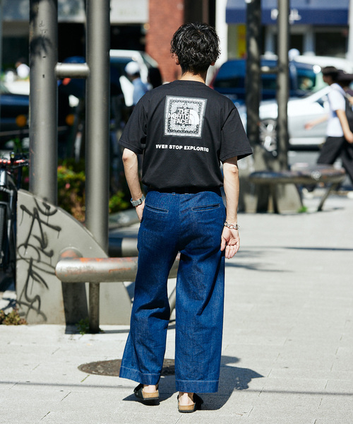THE NORTH FACE(ザノースフェイス)の「THE NORTH FACE S/S Bandana Square Logo T NT32446(Tシャツ/カットソー・メンズ・ホワイト/グレー/ブラック/ライトブルー・MEDIUM/LARGE/X-LARGE)」の10枚目の写真