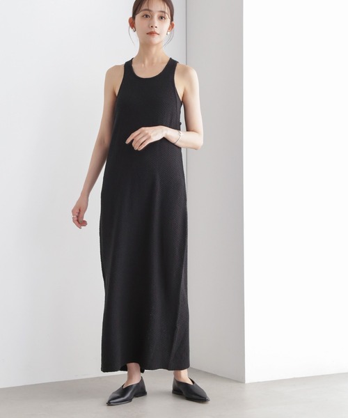 NANO universe（ナノユニバース）の「アメスリニットワンピース（ワンピース・レディース・ブラック/レッド系その他/ライトグレー・FREE）」の20枚目の写真