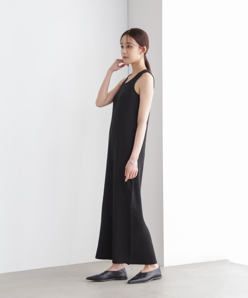 NANO universe（ナノユニバース）の「アメスリニットワンピース（ワンピース・レディース・ブラック/レッド系その他/ライトグレー・FREE）」の21枚目の写真