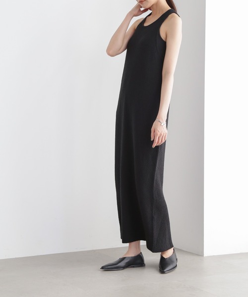 NANO universe（ナノユニバース）の「アメスリニットワンピース（ワンピース・レディース・ブラック/レッド系その他/ライトグレー・FREE）」の22枚目の写真