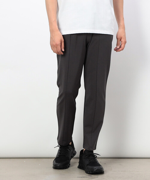 COMME CA ISM(コムサイズム)の「【セットアップ対応】サマージャージ テーパードパンツ(スラックス・メンズ・チャコール/ブラック・SMALL/MEDIUM/LARGE)」の12枚目の写真