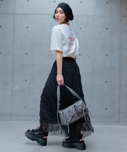 PAGEBOY(ページボーイ)の「リボンアウトポケットBAG(ショルダーバッグ・レディース・ダークブラウン/グレー/シルバー/ブラック・FREE)」の5枚目の写真