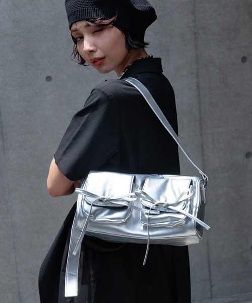 セール】リボンアウトポケットBAG（ショルダーバッグ）｜PAGEBOY