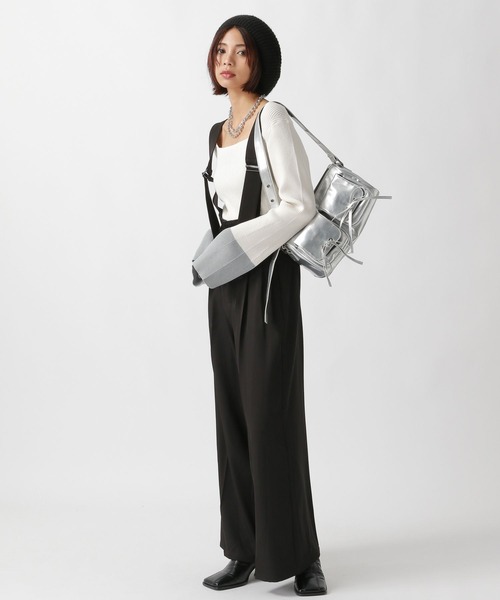 PAGEBOY(ページボーイ)の「リボンアウトポケットBAG(ショルダーバッグ・レディース・ダークブラウン/グレー/シルバー/ブラック・FREE)」の22枚目の写真