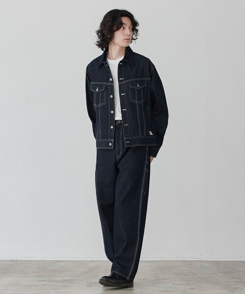 SMITH'S（スミス）の「SMITH'S（スミス）別注ペインターワークパンツ（デニムパンツ・メンズ・ネイビー/コバルトブルー・XL/L/M）」の22枚目の写真