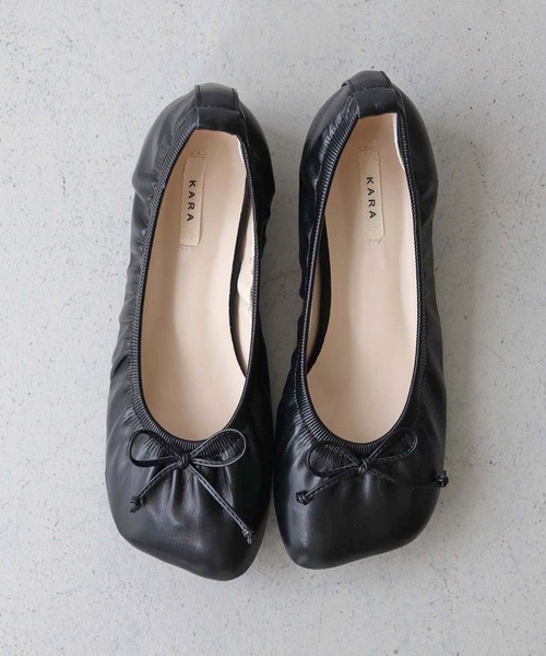 CLEIO（クレイオ）の「【CLEIO】スクエアトゥリボンパンプス（パンプス・レディース・シルバー/ブラック・22.5/23/23.5/24/24.5）」の9枚目の写真