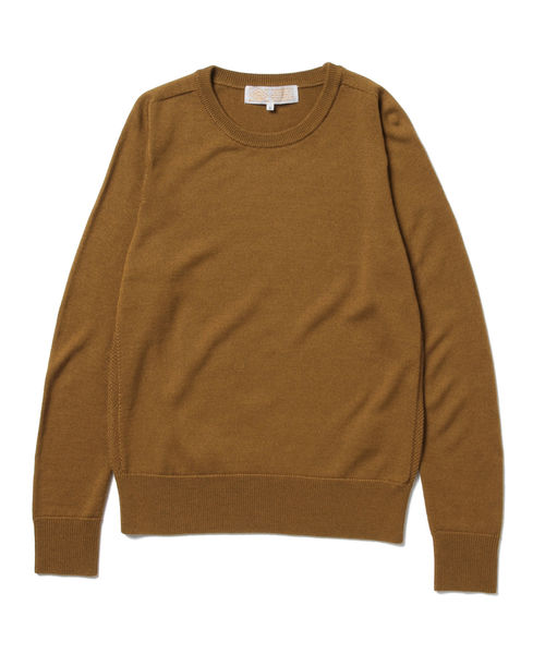 B:MING by BEAMS（ビーミングバイビームス）の「ビーミング by ビームス / “BBB” ハイゲージ クルーネックニット（ニット/セーター・レディース・ホワイト/ライトグレー/ブラウン系その他/ネイビー・MEDIUM/SMALL）」の4枚目の写真