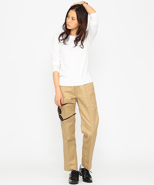 B:MING by BEAMS（ビーミングバイビームス）の「ビーミング by ビームス / “BBB” ハイゲージ クルーネックニット（ニット/セーター・レディース・ホワイト/ライトグレー/ブラウン系その他/ネイビー・MEDIUM/SMALL）」の14枚目の写真