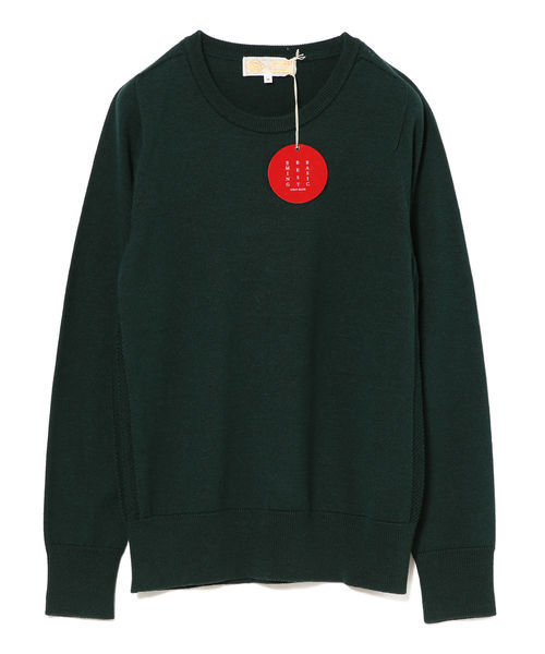 B:MING by BEAMS（ビーミングバイビームス）の「ビーミング by ビームス / “BBB” ハイゲージ クルーネックニット（ニット/セーター・レディース・ホワイト/ライトグレー/ブラウン系その他/ネイビー・MEDIUM/SMALL）」の9枚目の写真