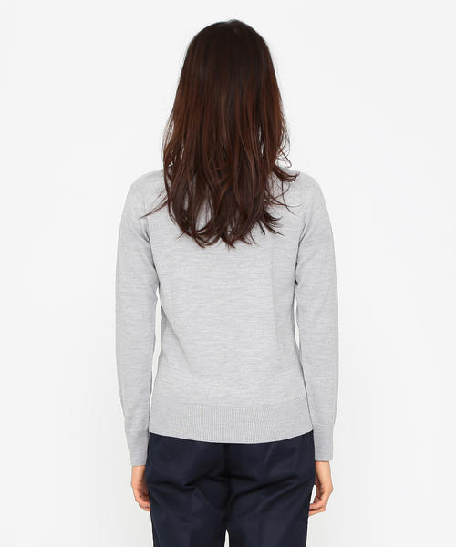 B:MING by BEAMS（ビーミングバイビームス）の「ビーミング by ビームス / “BBB” ハイゲージ クルーネックニット（ニット/セーター・レディース・ホワイト/ライトグレー/ブラウン系その他/ネイビー・MEDIUM/SMALL）」の19枚目の写真