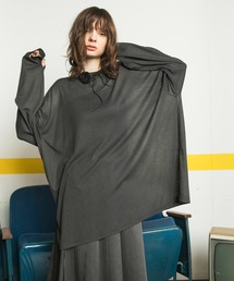 forksy. | 【forksy.】エブリデイフィンガーホールオーバーサイズスケッティ(Tシャツ/カットソー)