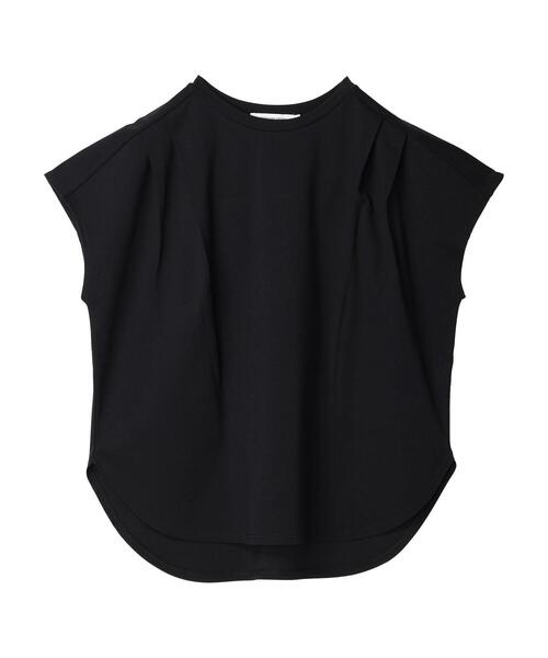 AMERICAN HOLIC(アメリカンホリック)の「接触冷感フレンチスリーブタックポンチプルオーバー(Tシャツ/カットソー・レディース・ブラック/ブルー/ライトグレー・L/M)」の6枚目の写真