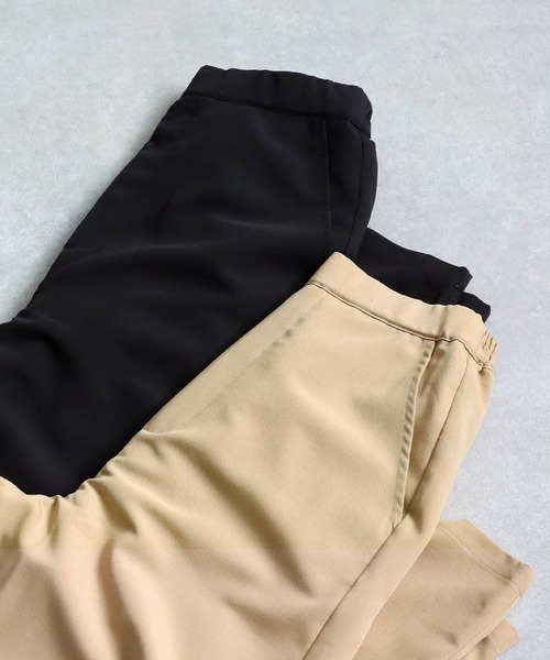 antiqua(アンティカ)の「ワイドストレートパンツ(その他パンツ・レディース・ベージュ/ブラック・R/P)」の15枚目の写真