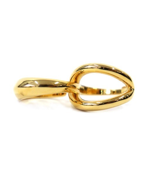 at.(アット)の「【at.】miina ダブルクロスリング(リング・レディース・ゴールド/シルバー・FREE)」の4枚目の写真