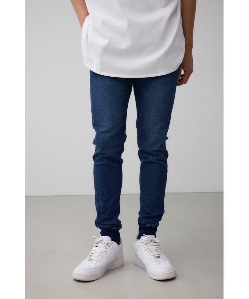 AZUL by moussy(アズールバイマウジー)の「インディゴジョガーパンツ(デニムパンツ・メンズ・ブラック/ブルー・MEDIUM/LARGE)」の12枚目の写真