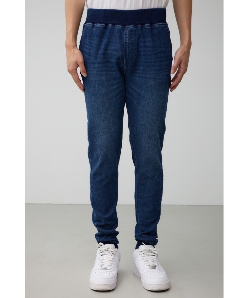AZUL by moussy(アズールバイマウジー)の「インディゴジョガーパンツ(デニムパンツ・メンズ・ブラック/ブルー・MEDIUM/LARGE)」の9枚目の写真