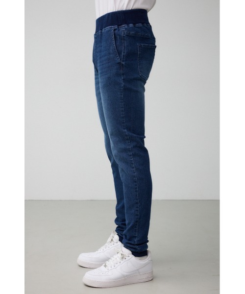AZUL by moussy(アズールバイマウジー)の「インディゴジョガーパンツ(デニムパンツ・メンズ・ブラック/ブルー・MEDIUM/LARGE)」の8枚目の写真
