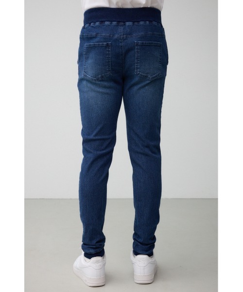 AZUL by moussy(アズールバイマウジー)の「インディゴジョガーパンツ(デニムパンツ・メンズ・ブラック/ブルー・MEDIUM/LARGE)」の7枚目の写真