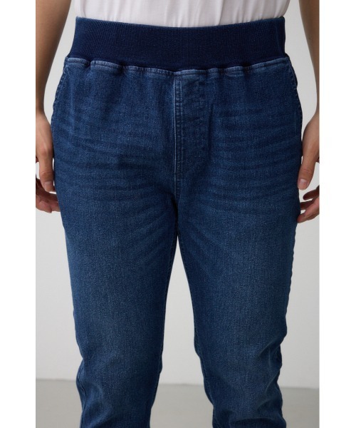 AZUL by moussy(アズールバイマウジー)の「インディゴジョガーパンツ(デニムパンツ・メンズ・ブラック/ブルー・MEDIUM/LARGE)」の6枚目の写真