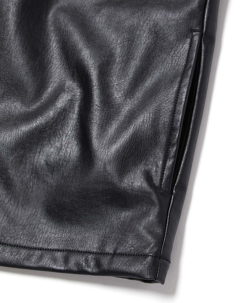 JUNRED（ジュンレッド）の「シンセティックレザーベスト（ベスト・メンズ・ブラック・L/M/S）」の6枚目の写真