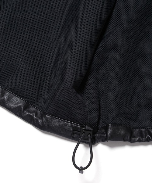 JUNRED（ジュンレッド）の「シンセティックレザーベスト（ベスト・メンズ・ブラック・L/M/S）」の7枚目の写真