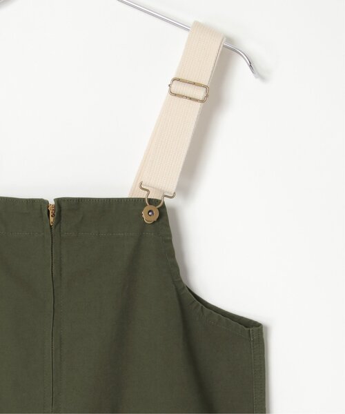 LBC（エルビーシー）の「ツイルジップアップジャンスカ（ジャンパースカート・レディース・チャコールグレー/オリーブ/ベージュ・M）」の22枚目の写真