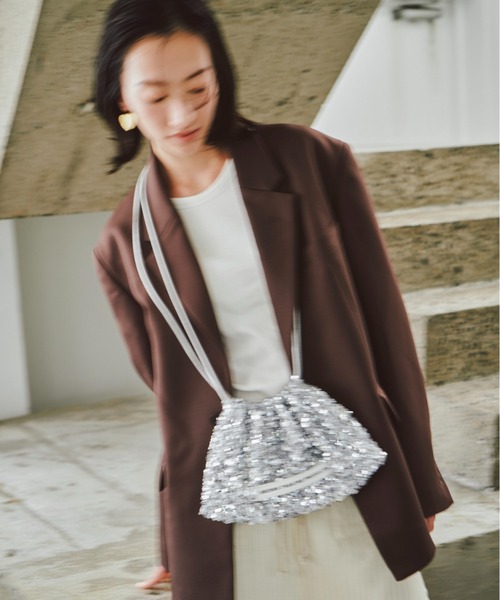 THEATRE PRODUCTS（シアタープロダクツ）の「スパンコールショルダーポシェット（ショルダーバッグ・レディース・ブラック/シルバー/ピンク・FREE）」の18枚目の写真