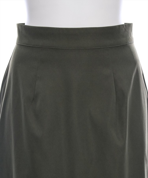 clear（クリア）の「【低身長用サイズ有】リボン付きスリットロングスカート[大人 カジュアル 着回し力抜群]≪再入荷≫（スカート・レディース・ブラック/カーキ/グレー・F/XS）」の12枚目の写真