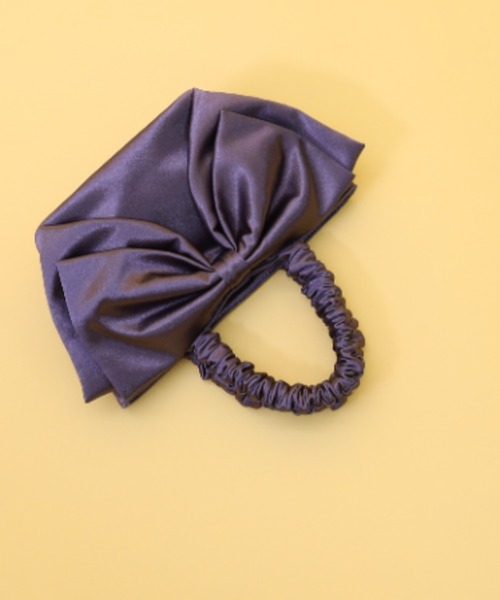 SMIR NASLI（サミールナスリ）の「サテンリボンバッグ（ハンドバッグ・レディース・ピンク/ブラック/ブルー/グレー・FREE）」の4枚目の写真