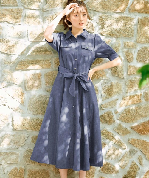 セール/ブランド古着】シャツワンピース（シャツワンピース）｜Noela  