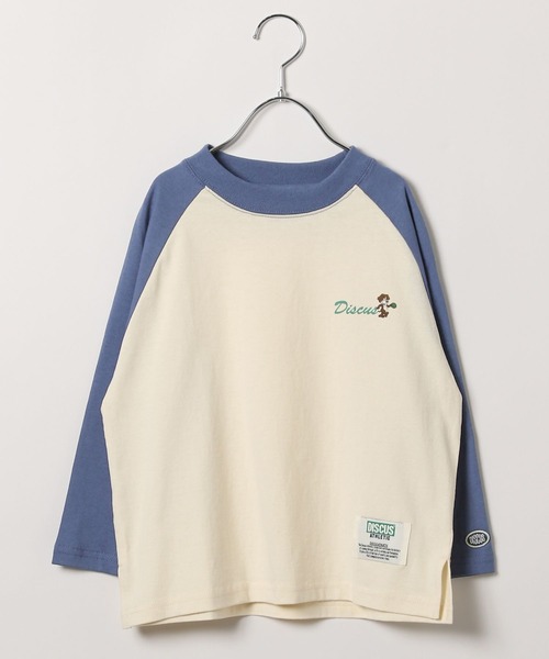 LEPSIM(レプシィム)の「【KIDS】【DISCUS/ディスカス】ラグランロンT 143993(Tシャツ/カットソー・キッズ・ブルー/ブラック/レッド・140/120)」の3枚目の写真