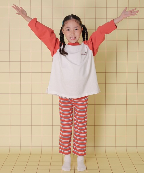 LEPSIM(レプシィム)の「【KIDS】【DISCUS/ディスカス】ラグランロンT 143993(Tシャツ/カットソー・キッズ・ブルー/ブラック/レッド・140/120)」の8枚目の写真