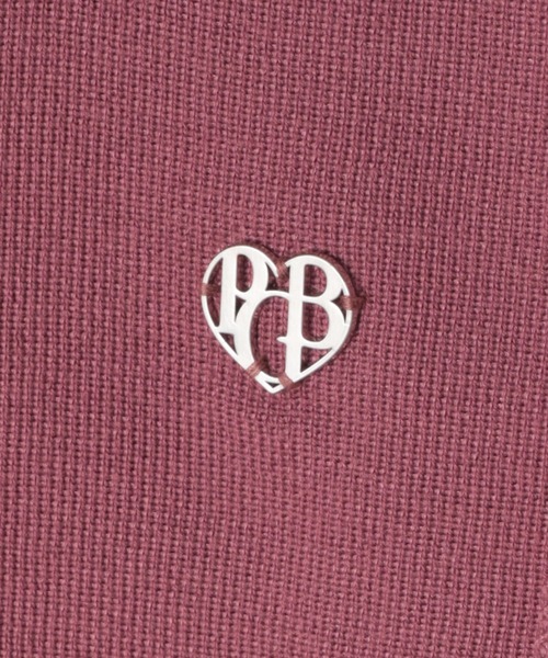 PAGEBOY（ページボーイ）の「ハイゲージプレートクルーカーディガン（Tシャツ/カットソー・レディース・ターコイズブルー/ブラック/ピンク/アイボリー・FREE）」の8枚目の写真