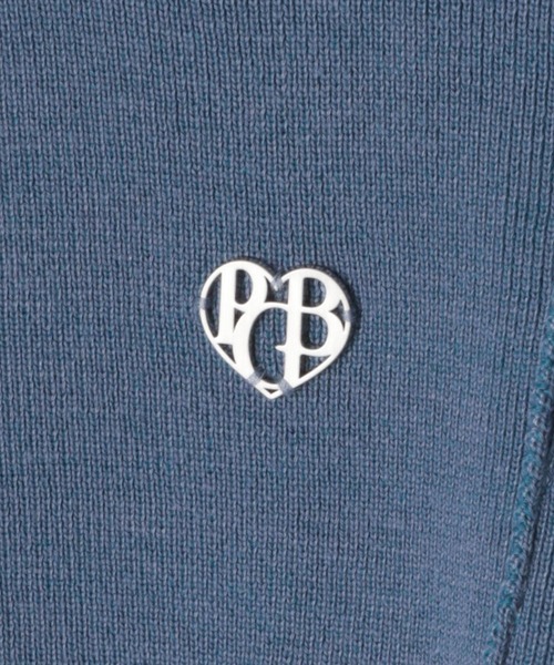 PAGEBOY（ページボーイ）の「ハイゲージプレートクルーカーディガン（Tシャツ/カットソー・レディース・ターコイズブルー/ブラック/ピンク/アイボリー・FREE）」の9枚目の写真