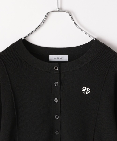 セール】ハイゲージプレートクルーカーディガン（Tシャツ