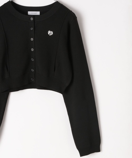 PAGEBOY（ページボーイ）の「ハイゲージプレートクルーカーディガン（Tシャツ/カットソー・レディース・ターコイズブルー/ブラック/ピンク/アイボリー・FREE）」の13枚目の写真