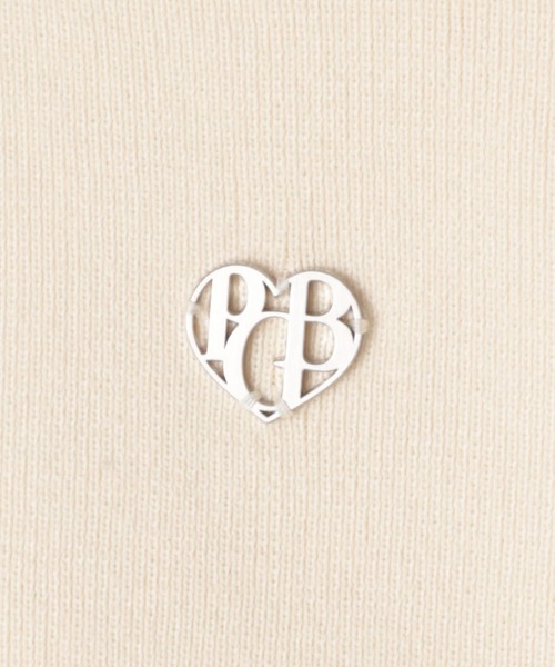 PAGEBOY（ページボーイ）の「ハイゲージプレートクルーカーディガン（Tシャツ/カットソー・レディース・ターコイズブルー/ブラック/ピンク/アイボリー・FREE）」の7枚目の写真