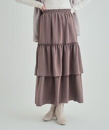 Cutie Blonde | 一枚で華やかに ティアードスカート(スカート)