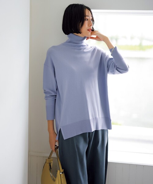 UNFILO(アンフィーロ)の「カーブワイドパンツ(その他パンツ・レディース・黄土色系/ブラック系/グレー系・X-SMALL/SMALL/MEDIUM/LARGE)」の11枚目の写真