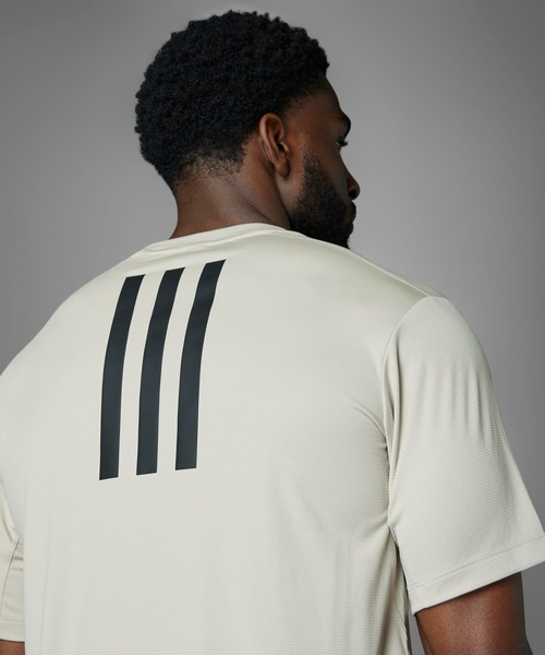 adidas（アディダス）の「パワー ワークアウト 半袖Tシャツ / アディダス adidas（Tシャツ/カットソー・メンズ・ベージュ/ピンク・LARGE/MEDIUM/SMALL/X-SMALL/XX-LARGE/X-LARGE）」の7枚目の写真